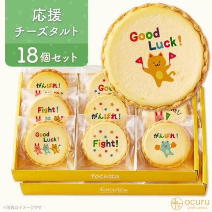 応援 がんばれ応援セット メッセージ 2023 チーズタルト チーズケーキ タルト フロマージュ イラスト プリント スイーツ 応援を送りたい がんばれ！ チーズ プチギフト お取り寄せスイーツ 通販 贈り物 人気 贈り物 おすすめ 有名